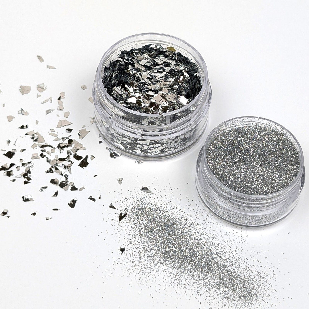 Cosmic shimmer • spangles pure silver set