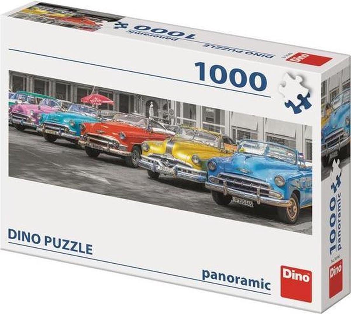Dinotoys Dino Puzzle - Panorama Classic Cars on Cuba - 1000 pieces