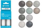 Cube touch-up pen set grey matt