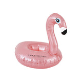 Dreamscape | rose gold inflatable flamingo cup holder