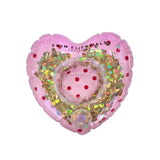 Inflatable cup holder pink heart