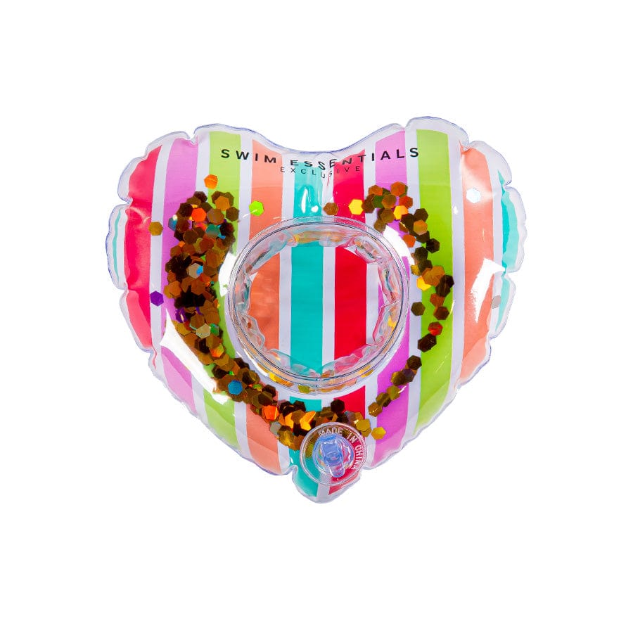 Rush di colore | Titolo di tazza gonfiabile multicolore cuore
