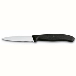 Victorinox pjaustymo peilis dantytas juodas