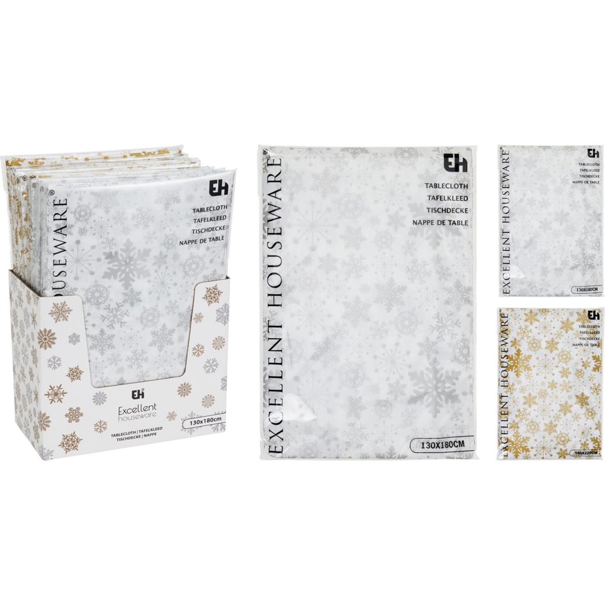 Excelent houseware tafelkleed flanel 130x180cm