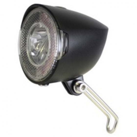 QT Cycle Tech Headlight LED 35 Lux on battery Black Blister