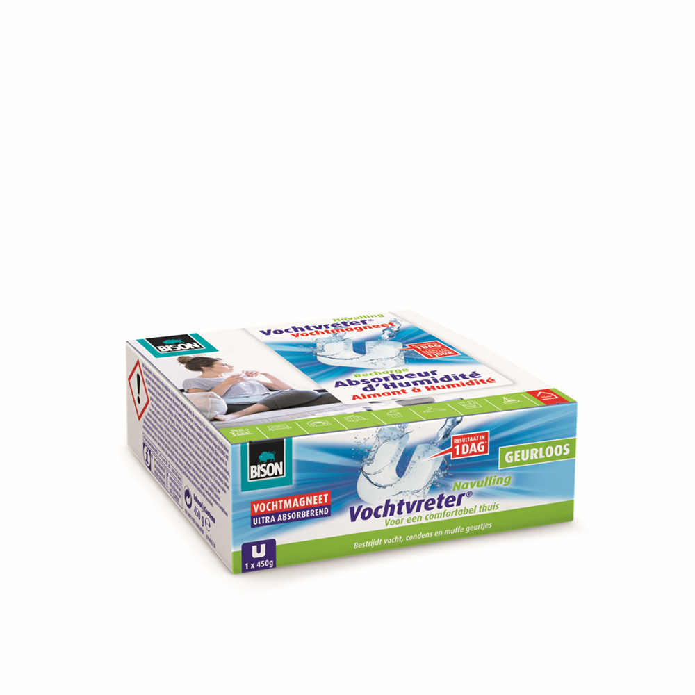 Bison vochtvreter® vochtmagneet neutraal | 1x450 g - 6314042