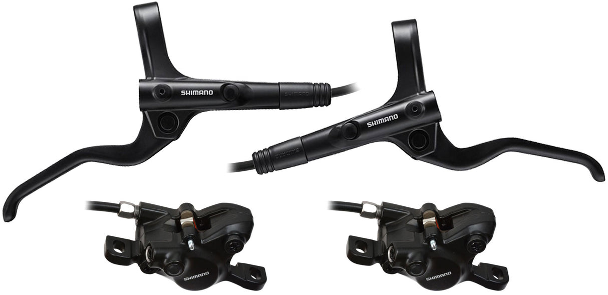 Shimano MT201 Hydraulisk Discet Front + bag 1000 1700 mm sort