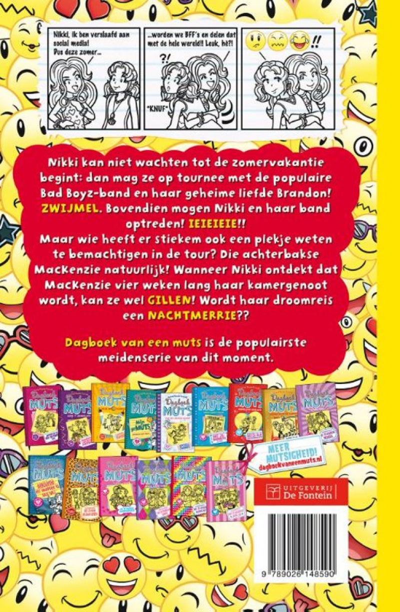 Centraal boekhuis dagboek van een muts 14 - op tournee! (hb)