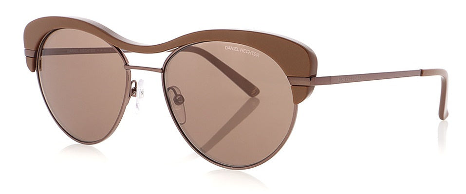 Daniel Hechter solbriller DHS252 Ladies Oval rustfrit stålkat. 3 brun