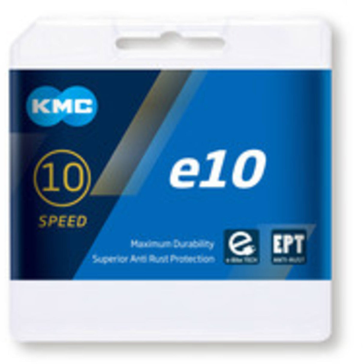 KMC E10 Bicycle Reťaz - 122 odkazov - striebro