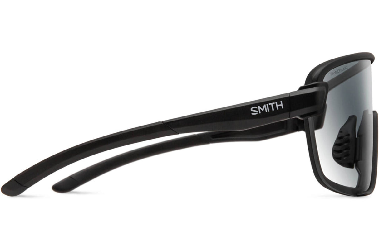 Smith Bril Bobcat Matte Black Chromapop Photochromic Clear to Gray