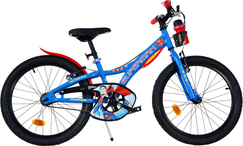 Dino Superman 20 inch Boys V-Brakes Blue
