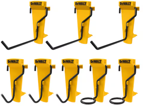 Dewalt tillbehör 8-delad uppsättning handverktygskrokar - dwst82816-0
