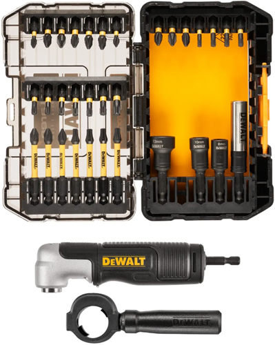 Dewalt accessoires dt70782 33-delige bitset met haakse adapter | mclaren | limited edition - dt70782-qz