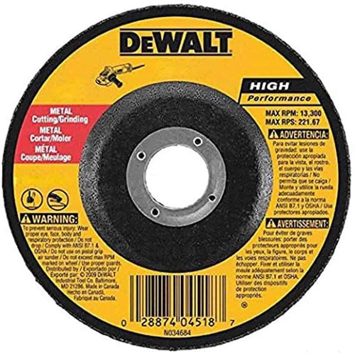 Príslušenstvo Dewalt extreme 2x brúsny kotúč na kov | 125 x 6,0 x 22,2 mm - dx7941-ae