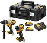 Dewalt dck2052h2t-qw | 18v xr brushless 2-delig voordeelset dck2052h2t-qw