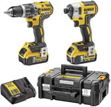 Dewalt dck266p2t accu set | dcd796 + dcf887 in t-stak koffer | 18v 5.0ah li-ion - dck266p2t-qw