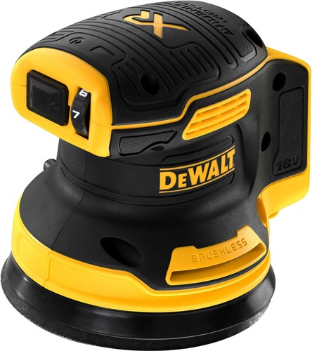 Dewalt dcw210nt accu excenterschuurmachine 18v xr losse body in t-stak - dcw210nt-xj