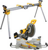 Dewalt dws780kit priečna a pokosová píla | + základňa de7023 - súprava dws780