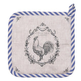 Clayre eef potholder rooster 20x20cm