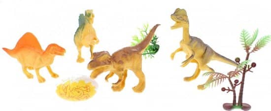 Toi-toys world of the dinosaurs 4 dino apos;s met 1 dino ei