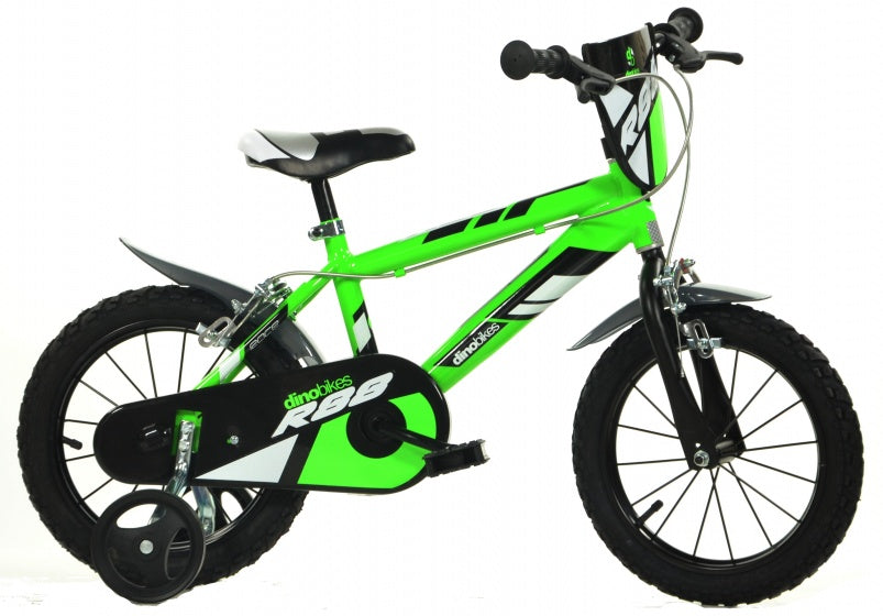 Dino R88 14 tum 24 cm pojkar som klämmer gröna