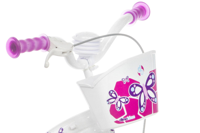 Dino Flappy 12 Zoll 21 cm Mädchen durch das weiße Rosa durchdrehen