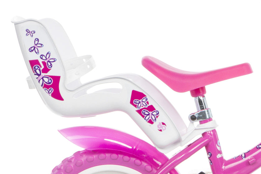 Dino Flappy 12 Zoll 21 cm Mädchen durch das weiße Rosa durchdrehen
