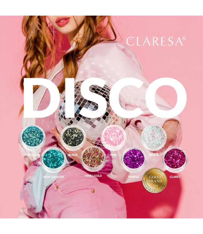 Claresa brokat proszek dyskotekowy fioletowy 1st.