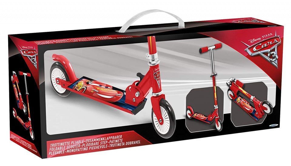 Disney Autoen 2-Rad Kinderestp flappbare Foussbrems rout