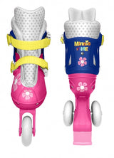 Minnie Mouse InlineScates Hardboot White Blue Size 27 30