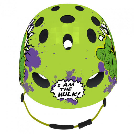 Casco Disney Hulk Boys Green Size 54 58 cm