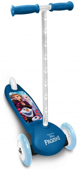 Disney Frozen 3-wheel Kids Step Girls Foot brake Blue