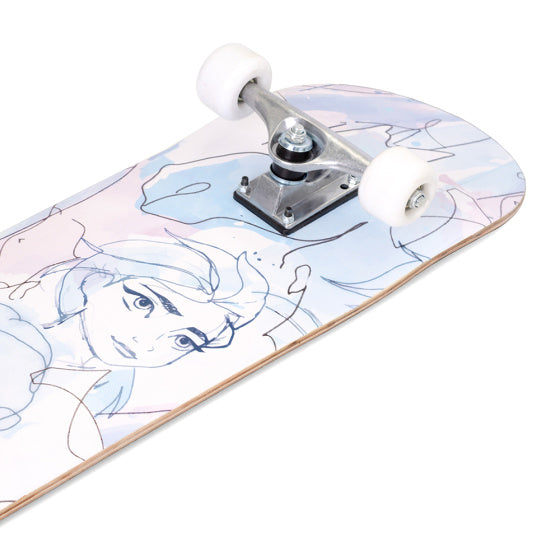 Disney Frozen Skateboard 31 palcový dřevěný pastel