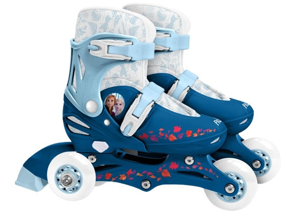 Disney Frozen 2 inline brusle hardboot bílá modrá velikost 27-30