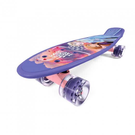 Disney Frozen II skateboard dívky 55 x 14,5 x 9,5 cm fialové