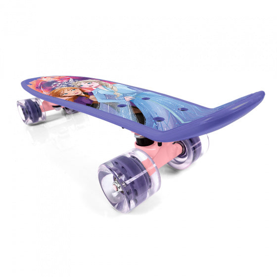 Disney Frozen II skateboard dívky 55 x 14,5 x 9,5 cm fialové