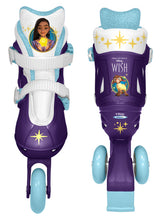 Disney Wish 2 en 1 Tri Inline Skates Semi-SoftBoat Purple Taille 27-30