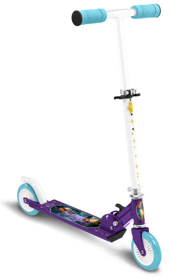 Disney Wonh 2-Rad Kinderestp flappbare Foussbrems purpur blo