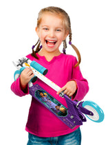 Disney Wonh 2-Rad Kinderestp flappbare Foussbrems purpur blo