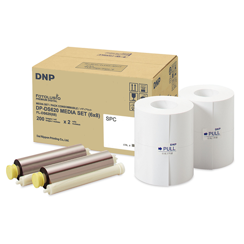 DNP papir 2 zvitek � 200 PCS. 15x20 perforirano pri 7,5x20 za DS620