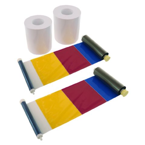 DNP Paper 2 Roll � 400 St. 10x15 Perforováno při 10x10 cm pro DS620