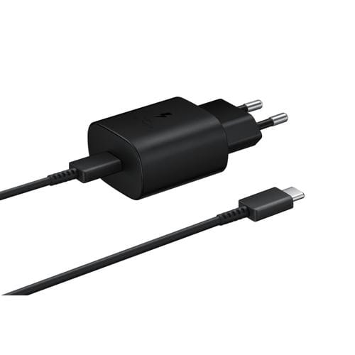 Caricatore Samsung con cavo 1M USB C 25W nero