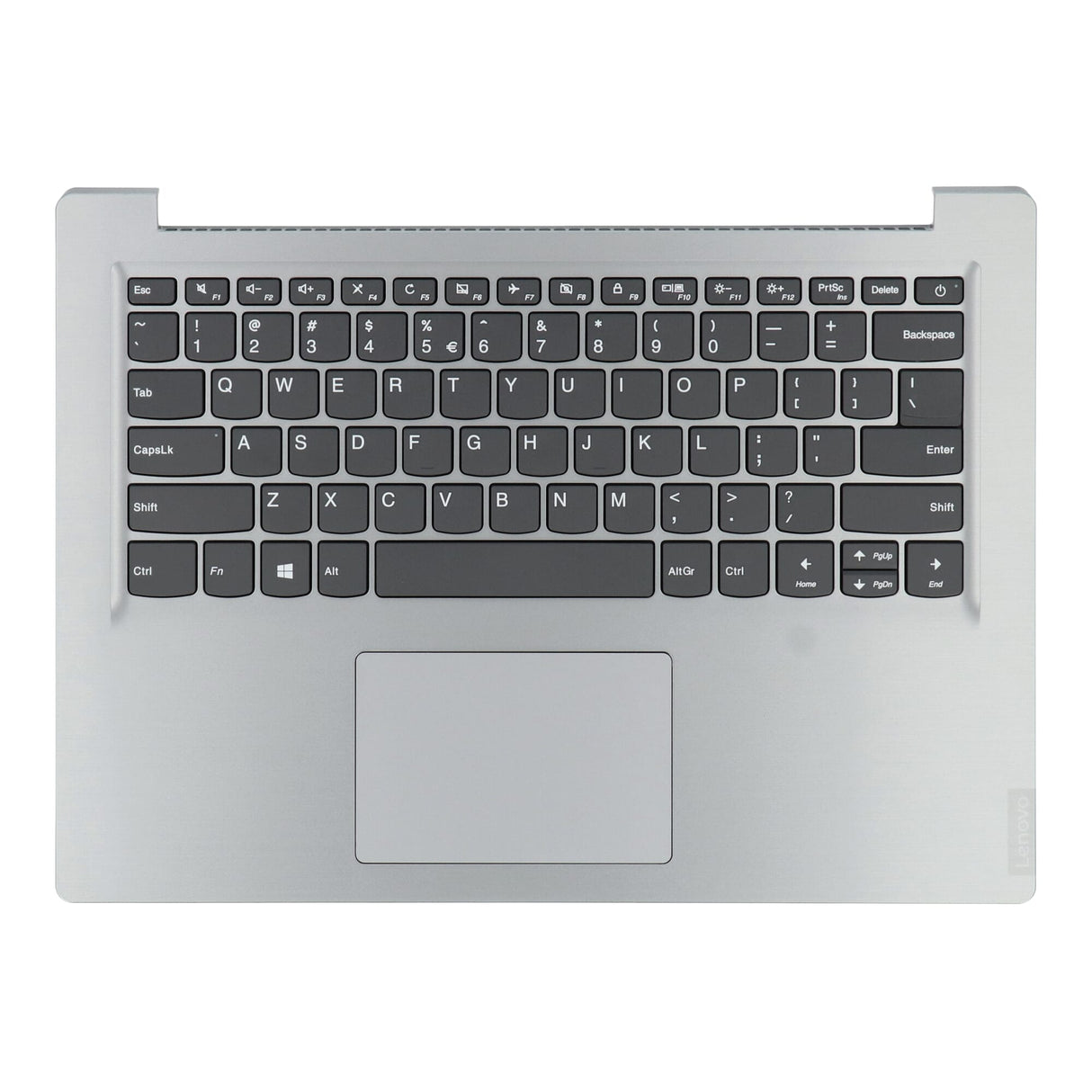 Lenovo notebook klávesnice Qwerty us + Top Cover Silver