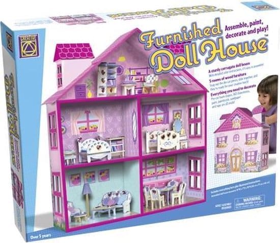 Otto Simon dollhouse complete with furniture