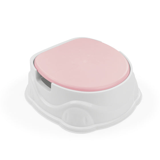 Dolu 3-in-1 Educational Plaspot with toilet reducer White Pink