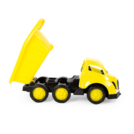 Camion de jouets de camion Dolu MAXI 69 cm Black jaune