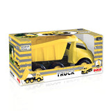 Camion de jouets de camion Dolu MAXI 69 cm Black jaune