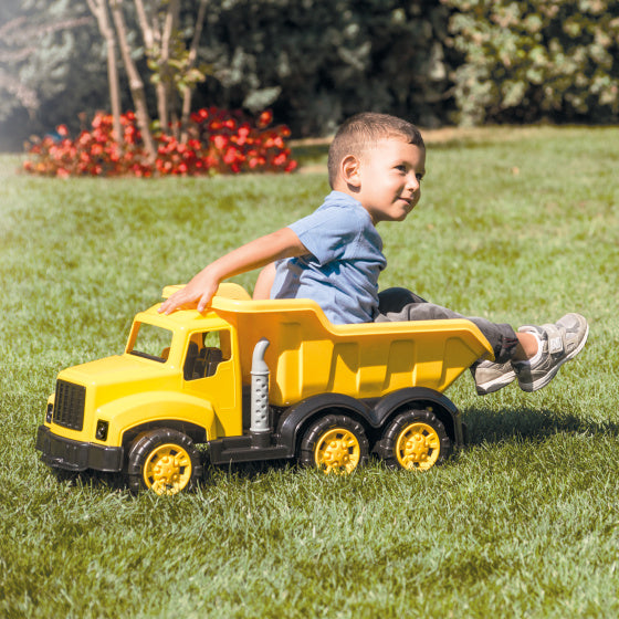 Camion de camion Dolu Trump 83 cm jaune noir