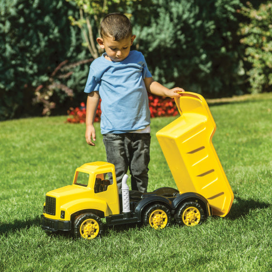 Camion de camion Dolu Trump 83 cm jaune noir